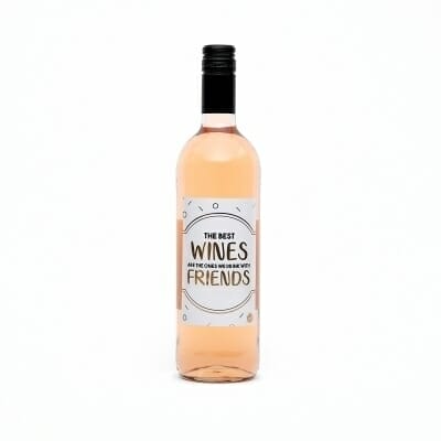 Wijnfles Rose – The best wines are the ones we drink with friends