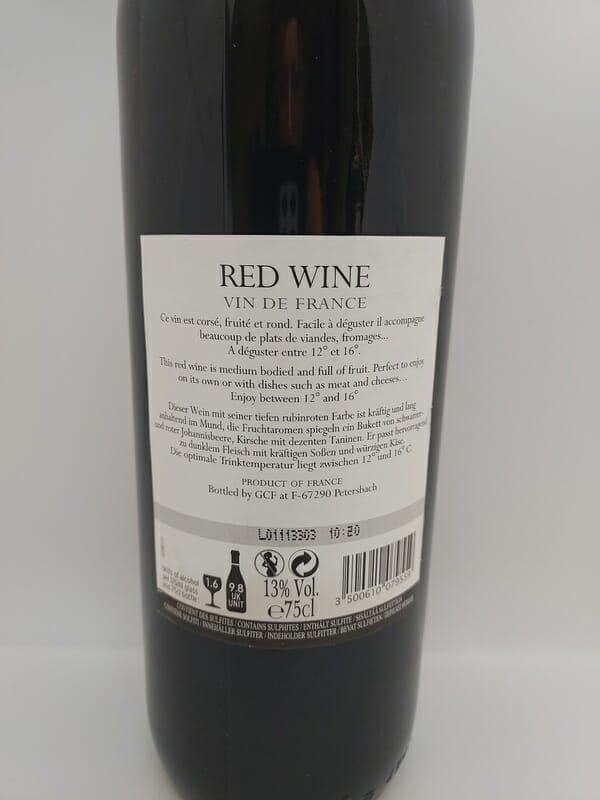Wijnfles Rood – The best wines are the ones we drink with friends