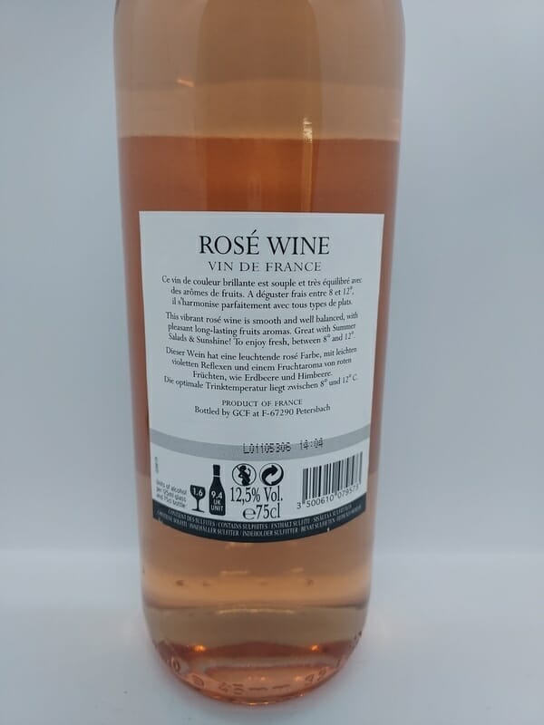 Wijnfles Rose – Flessie voor de sfeer