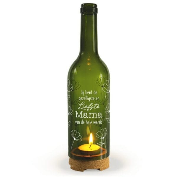 Wine candle – Liefste mama